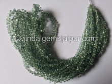 Green Songea Sapphire Faceted Drops